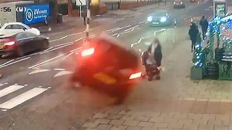 Photograph of an speeding car crashing into a stroller with a toddler.

Source:


https://nybreaking.com/speeding-car-that-crashed-into-a-lamppost-and-ended-up-on-the-sidewalk-crushed-stroller-carrying-a-toddler-being-pushed-by-her-mother-emergency-workers-reveal/