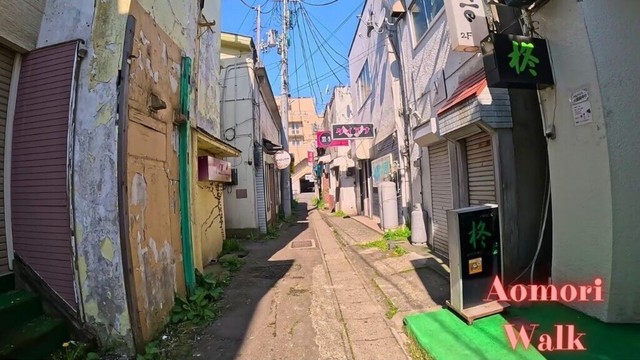 【Mutsu City Snack Street Walk】Exploring Aomori's Hidden Nightlife Scene【4K】