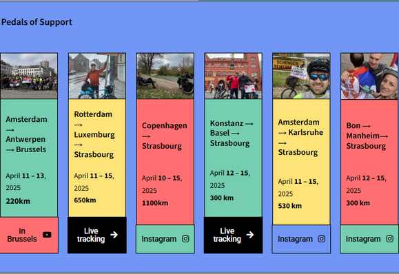 Pedals of support for #students cyclists on their journey from #NoviSad  #Serbia  to #Strasbourg #bicycle #bike #cycling #Europe #EU 

https://tourdestrasbourg.com
