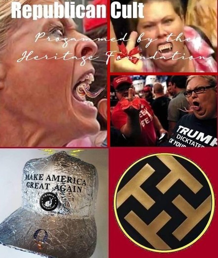 Rethug Cult mob.