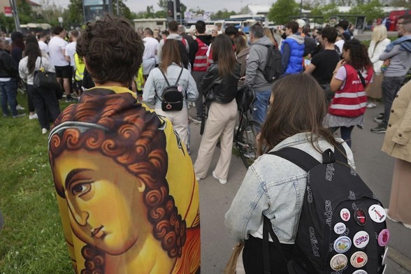 After cycling to France, Serbia's protesting students run to Brussels to stir EU attention