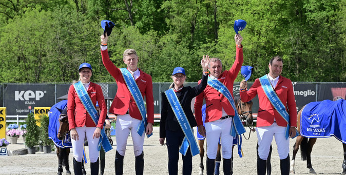 Austria wins the CSIO3* Longines EEF Series qualifier in Gorla Minore
