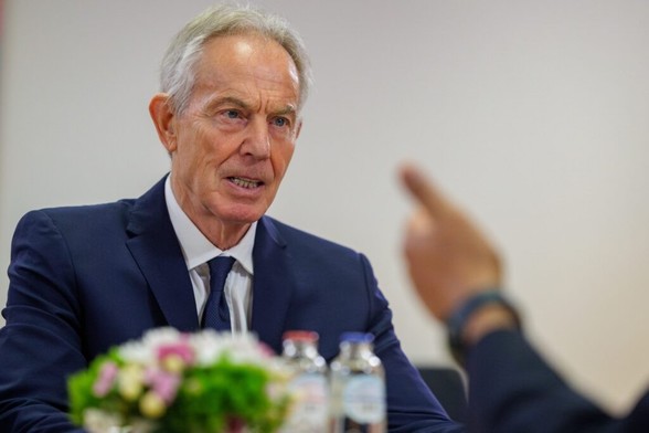 UK ex-leader Blair rows back climate comments after backlash