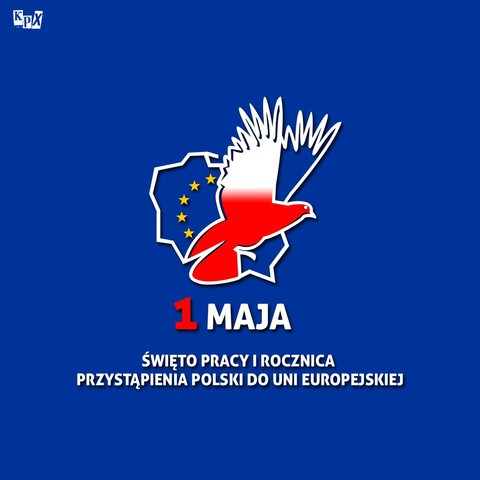 Święto pracy i rocznica przystąpienia Polski do Unii Europejskiej.