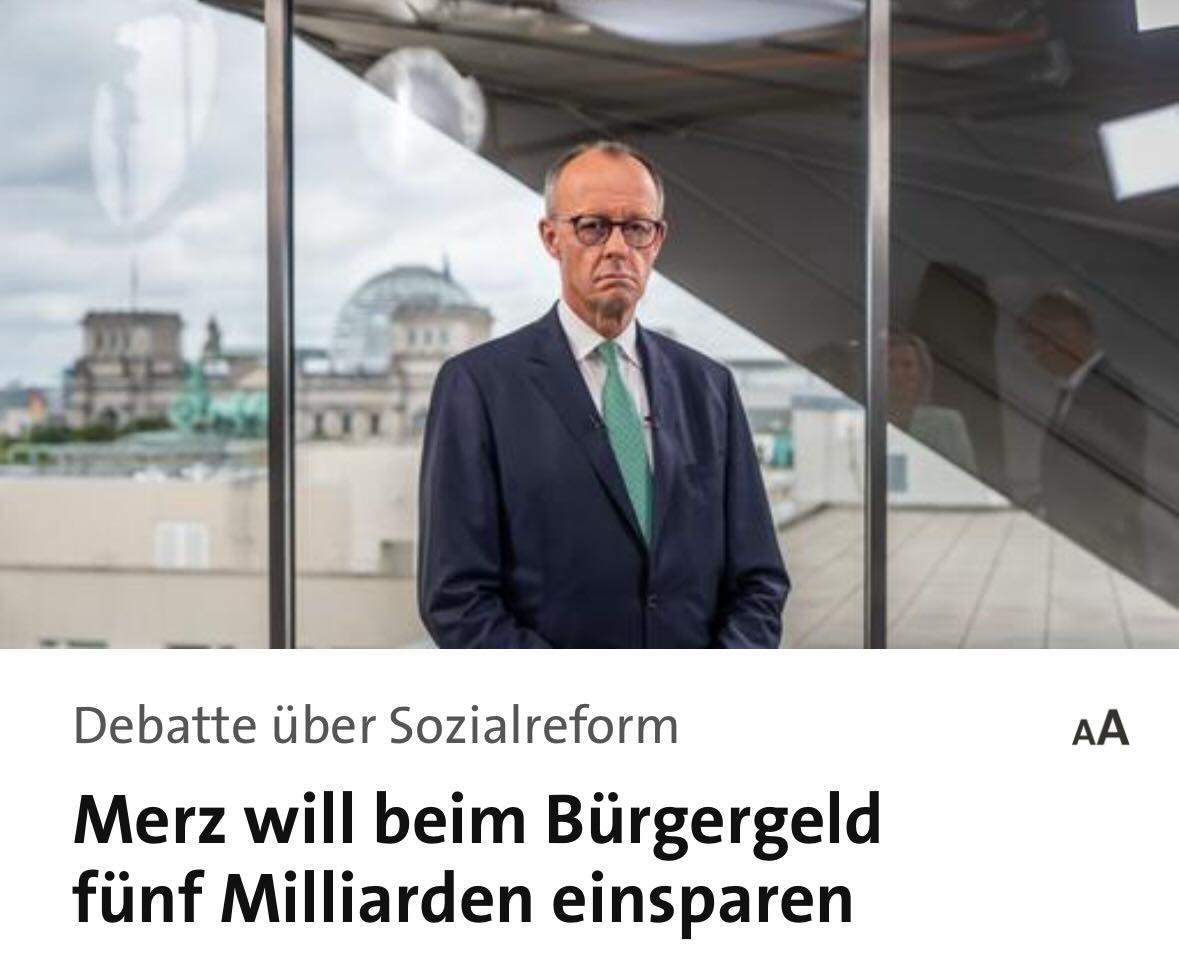 Friedrich Merz will beim Bürgergeld 5 Milliarden einsparen