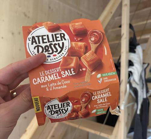 Verpackung von caramelpudding

L‘Atelier Dessy - le dessert caramel salé aux laits de coco & d‘amande