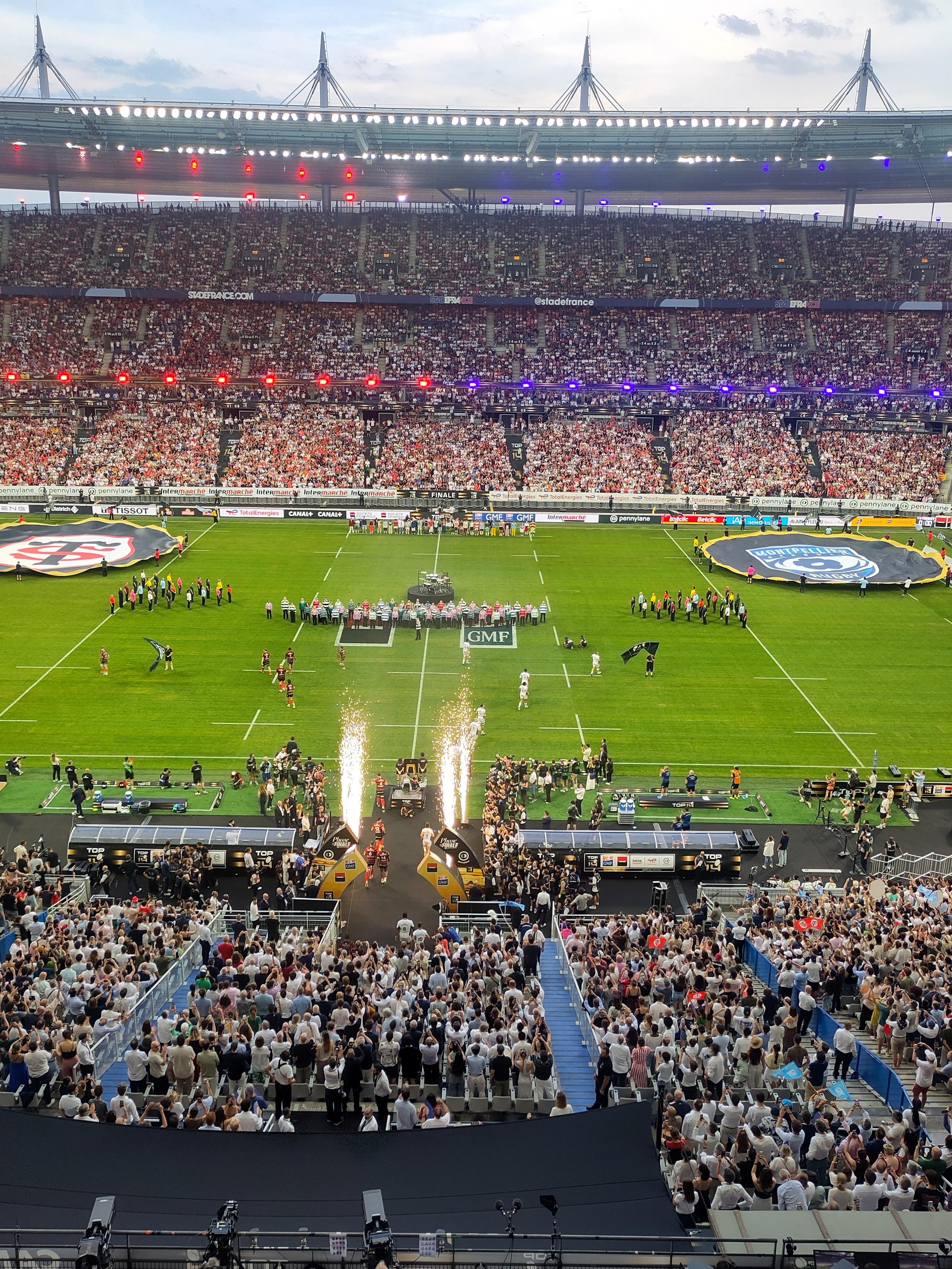 Stade the France, Teams runing in