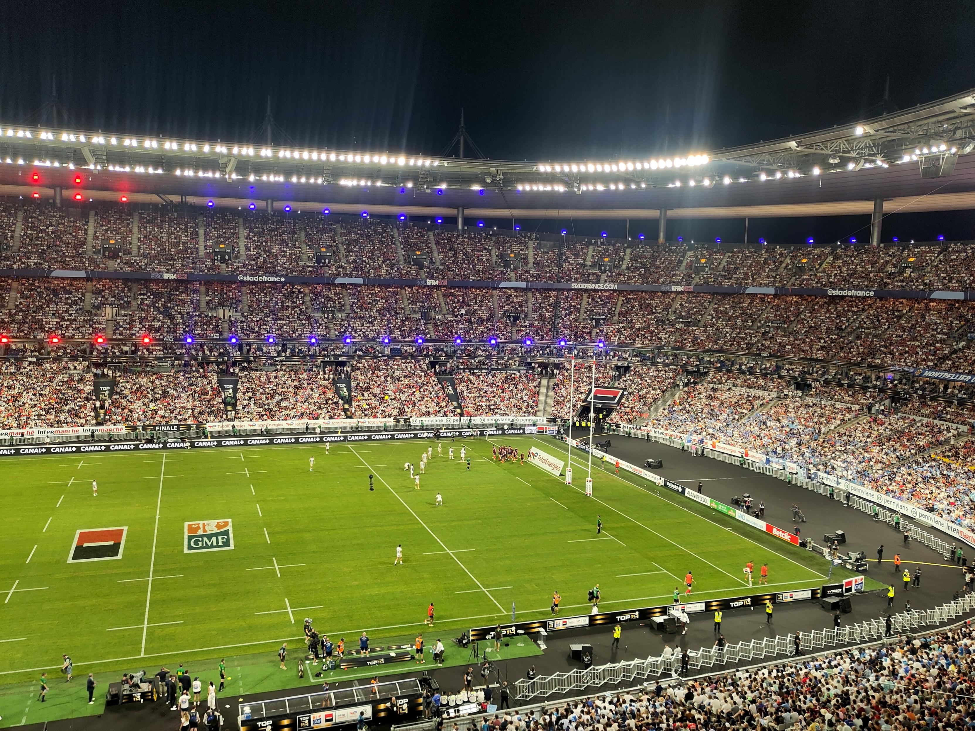 Stade the France, Match Scene, Top14 Final between Toulouse and Montpellier