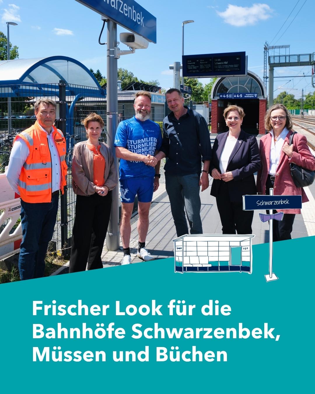 Personen am Bahnsteig